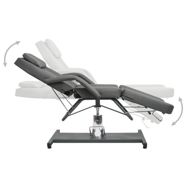 Massagetisch Grau 180x62x(87-112) cm  