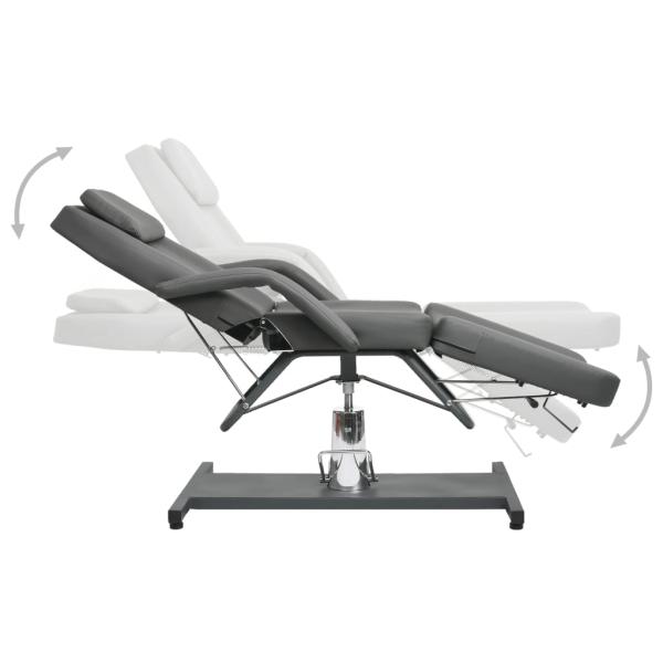 Massagetisch Grau 180x62x(87-112) cm  