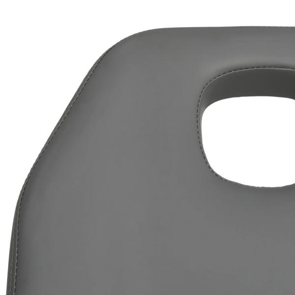 Massagetisch Grau 180x62x(87-112) cm  