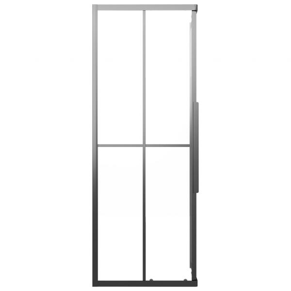 Duschkabine Matt ESG 70x70x180 cm Schwarz