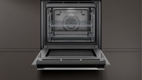 Neff B1CCC0AN0 N30 EEK: A Einbaubackofen, 60cm breit, 71 L, CircoTherm, Kindersicherung, Edelstahl