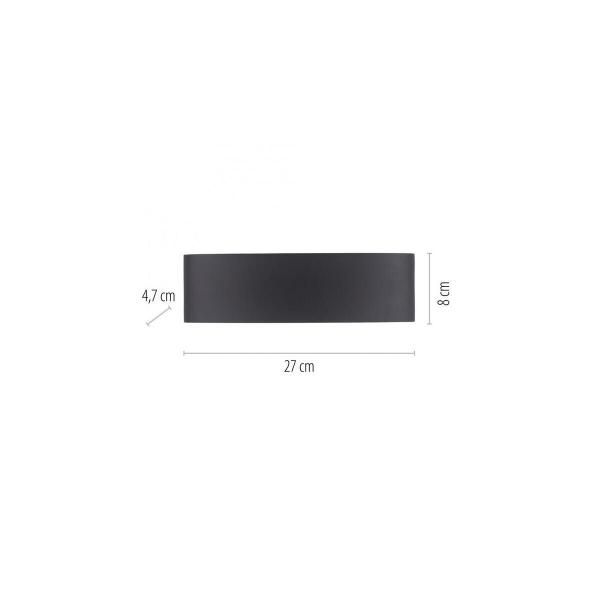 Paul Neuhaus LED Wandlampe 10 flammig anthrazit farbig Außenlampe Innenlampe dekorativ, Anthrazit (9489-13)