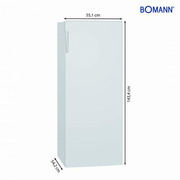 Bomann GS 7317.1 Stand Gefrierschrank, 55 cm, breit, 165 Liter, manuelle Abtauung, weiß