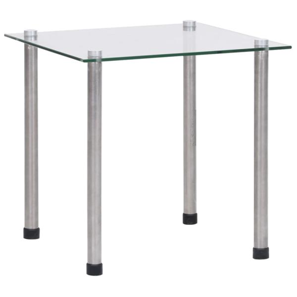 Satztische 3-tlg. Transparent Hartglas   