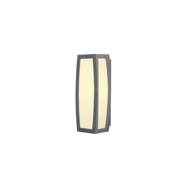 ARDEBO.de SLV MERIDIAN BOX Sensor Outdoor Wandleuchte, TC-(D,H,T,Q)SE, IP54, anthrazit, max. 25W (230085)