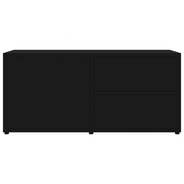 TV-Schrank Schwarz 80x34x36 cm Holzwerkstoff