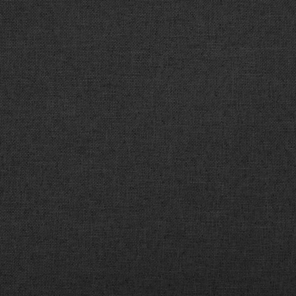 Faltbare Sitzbank mit Stauraum Schwarz 76x38x38 cm Leinenoptik