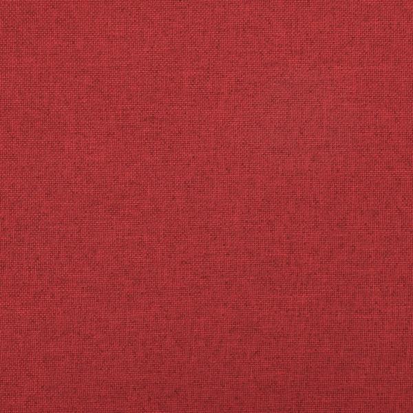 Hocker mit Stauraum Weinrot Leinenoptik
