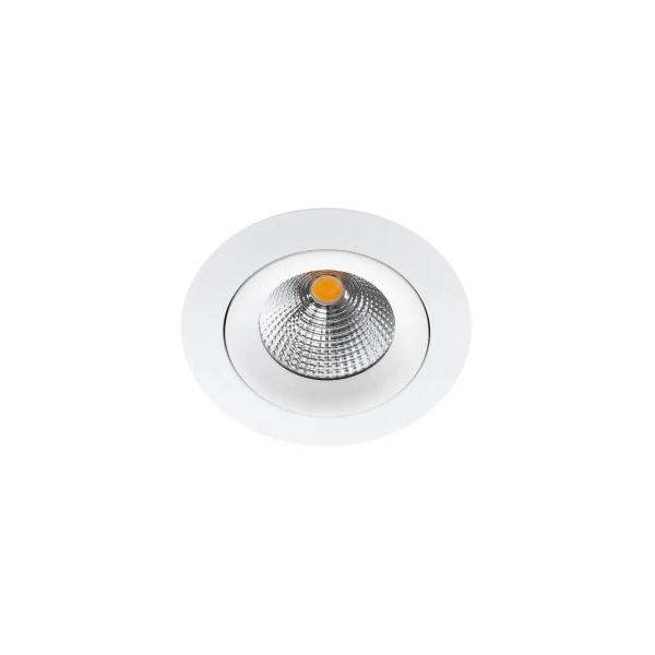 The Light Group SLC1160 SLC One 360 Sunlike LED Einbauleuchte, 8W, 467lm, 2700K, IP44, weiß