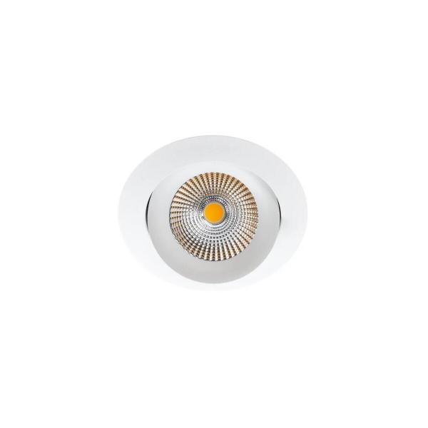 The Light Group SLC1160 SLC One 360 Sunlike LED Einbauleuchte, 8W, 467lm, 2700K, IP44, weiß