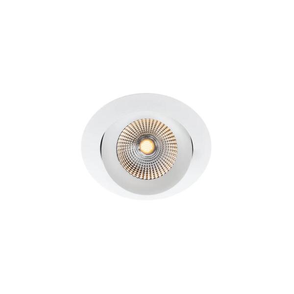 The Light Group SLC1160 SLC One 360 Sunlike LED Einbauleuchte, 8W, 467lm, 2700K, IP44, weiß