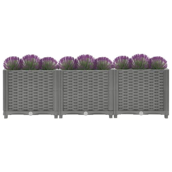 Hochbeet 120x40x38 cm Polypropylen