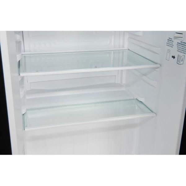 Exquisit KB60-V-090E Mini Standkühlschrank, 45 cm breit, 52L, LED Beleuchtung, Temperaturregelung, schwarz