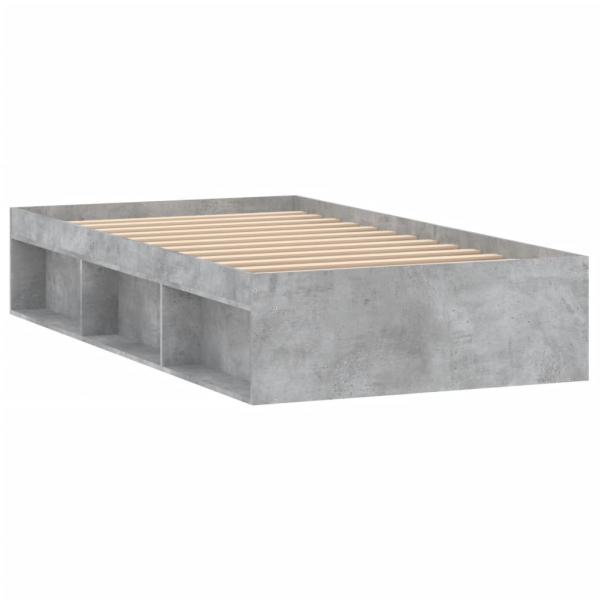Bettgestell Betongrau 90x190 cm