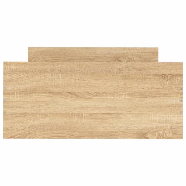 Bettgestell Sonoma-Eiche 90x190 cm Holzwerkstoff