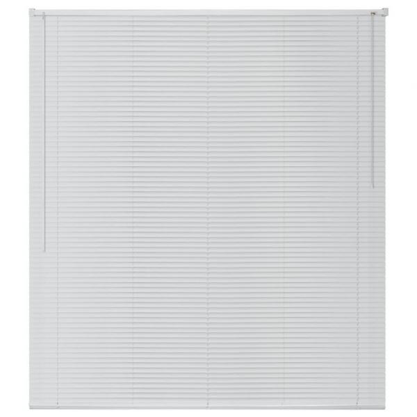 Fensterjalousien Aluminium 140x160 cm Weiß