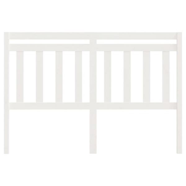 Kopfteil Weiß 166x4x100 cm Massivholz Kiefer