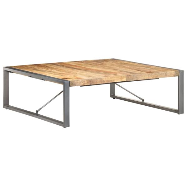 ARDEBO.de - Couchtisch 120x120x40 cm Raues Mangoholz
