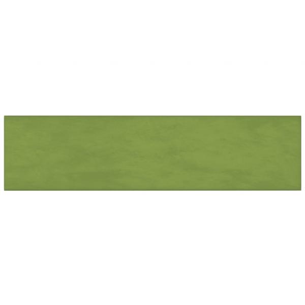 Wandpaneele 12 Stk. Dunkelgrün 60x15 cm Samt 1,08 m²