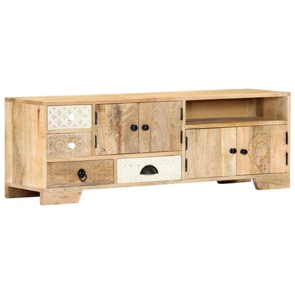 TV-Schrank 120x30x40 cm Massivholz Mango