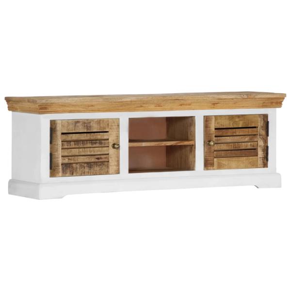 TV-Schrank 118 x 30 x 40 cm Massivholz Mango