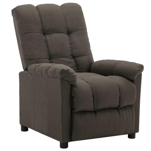 Relaxsessel Taupe Stoff