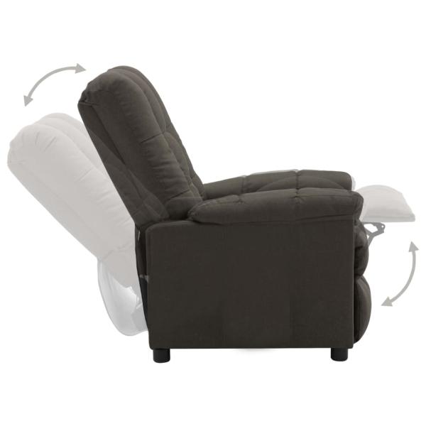 Relaxsessel Taupe Stoff