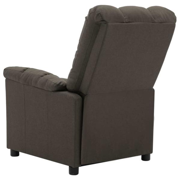 Relaxsessel Taupe Stoff