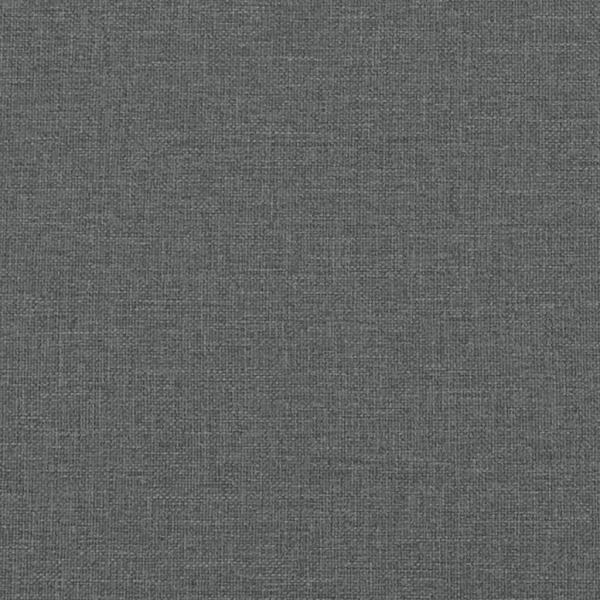 Hocker mit Stauraum Dunkelgrau 45x45x49 cm Stoff