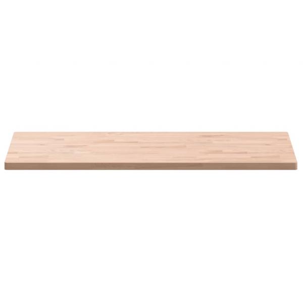 Tischplatte 100x50x2,5 cm Rechteckig Massivholz Buche