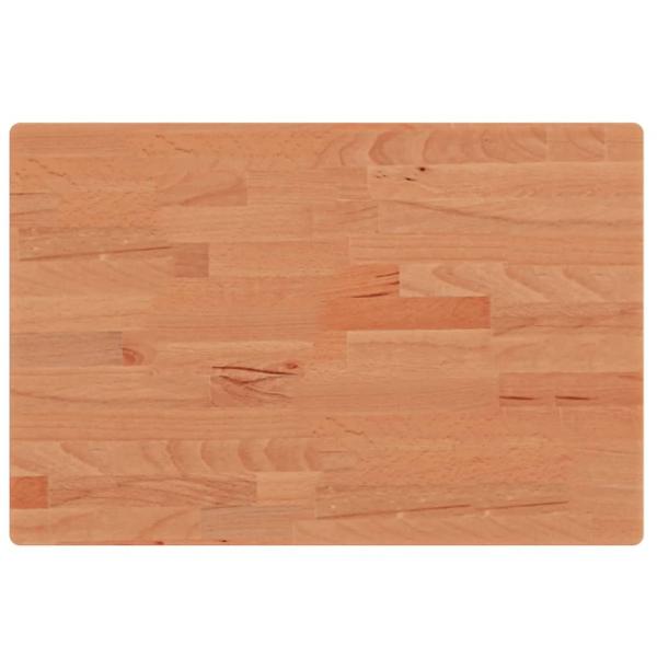 Tischplatte 60x40x2,5 cm Rechteckig Massivholz Buche