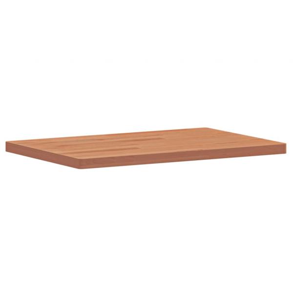 Tischplatte 60x40x2,5 cm Rechteckig Massivholz Buche
