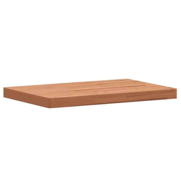 Tischplatte 80x40x4 cm Rechteckig Massivholz Buche