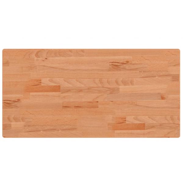 Tischplatte 80x40x2,5 cm Rechteckig Massivholz Buche