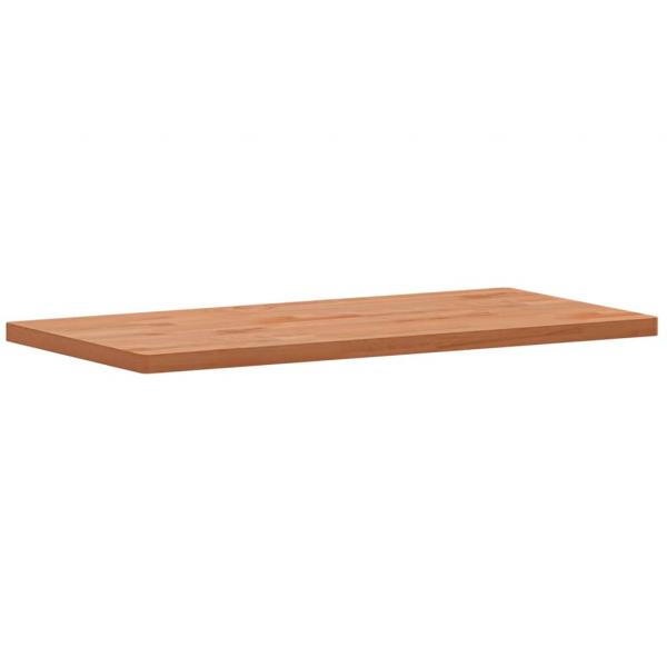 Tischplatte 80x40x2,5 cm Rechteckig Massivholz Buche