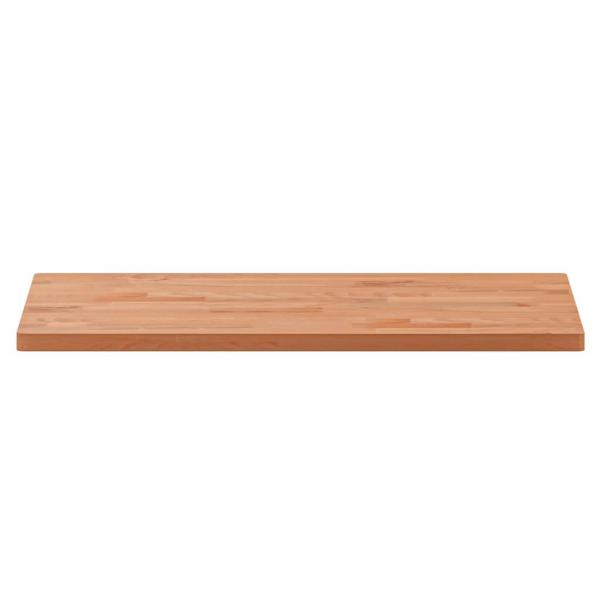 Tischplatte 80x40x2,5 cm Rechteckig Massivholz Buche