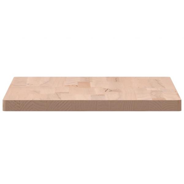 Tischplatte 60x40x2,5 cm Rechteckig Massivholz Buche