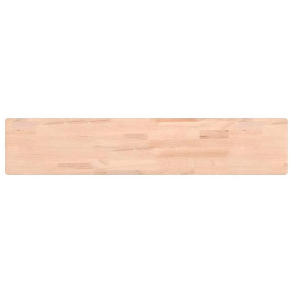 Wandregal 100x20x4 cm Massivholz Buche
