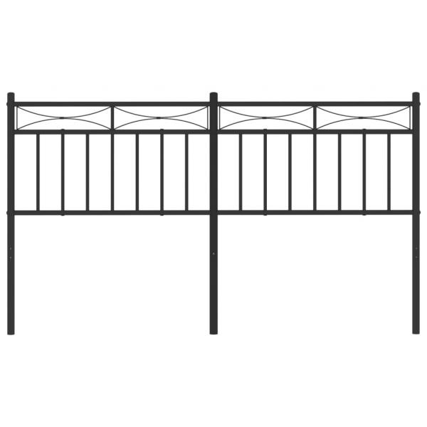 Kopfteil Metall Schwarz 150 cm