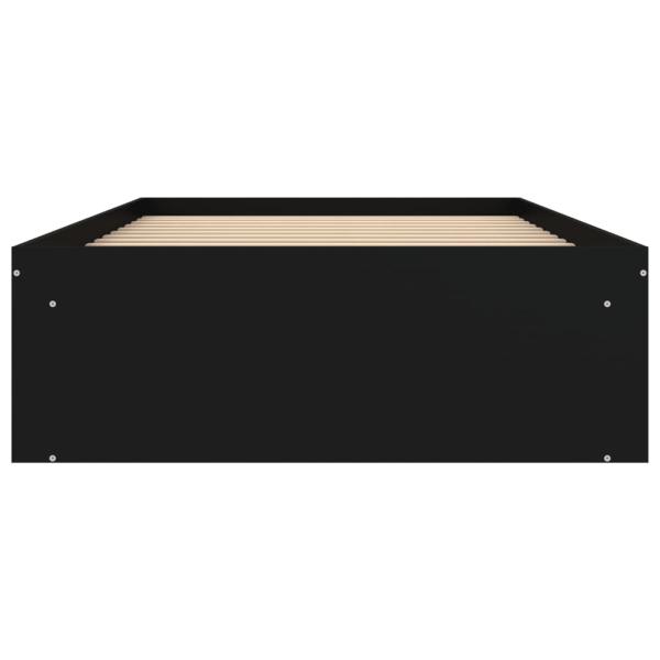 Bettgestell Schwarz 100x200 cm
