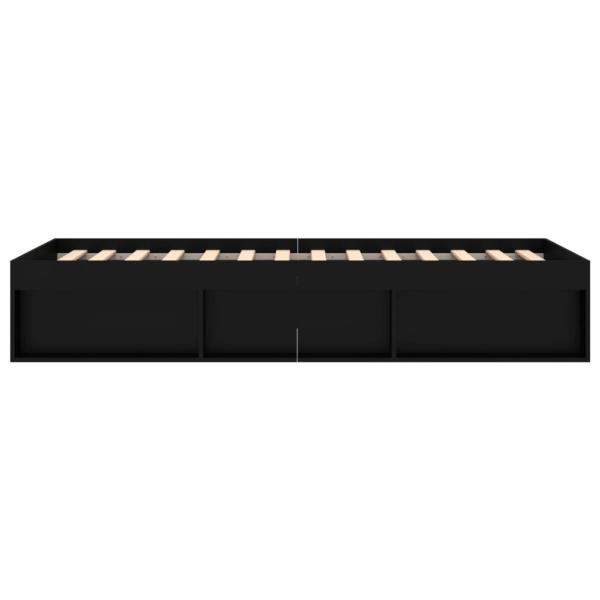 Bettgestell Schwarz 100x200 cm