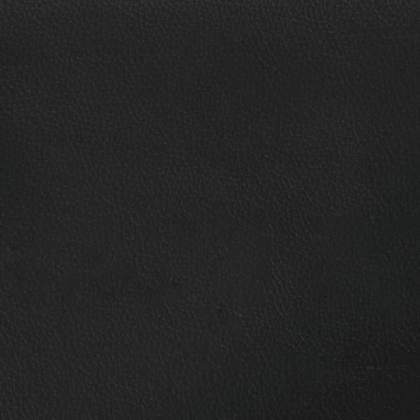 Sessel Schwarz 60 cm Kunstleder
