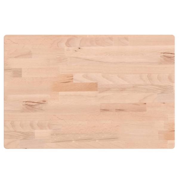 Tischplatte 60x40x1,5 cm Rechteckig Massivholz Buche