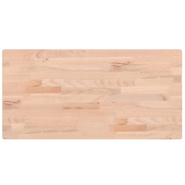 Tischplatte 80x40x2,5 cm Rechteckig Massivholz Buche