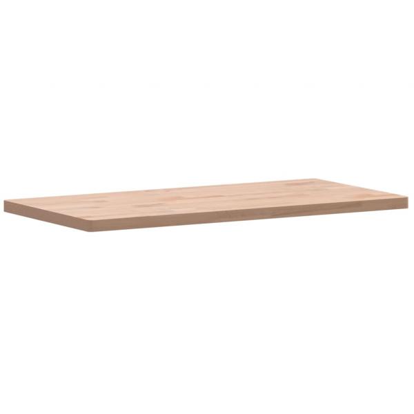 Tischplatte 80x40x2,5 cm Rechteckig Massivholz Buche