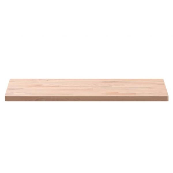 Tischplatte 80x40x2,5 cm Rechteckig Massivholz Buche
