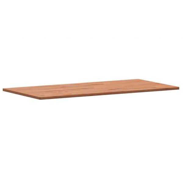 Tischplatte 80x40x1,5 cm Rechteckig Massivholz Buche