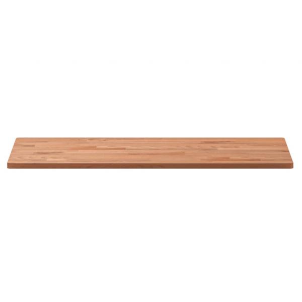 Tischplatte 80x40x1,5 cm Rechteckig Massivholz Buche