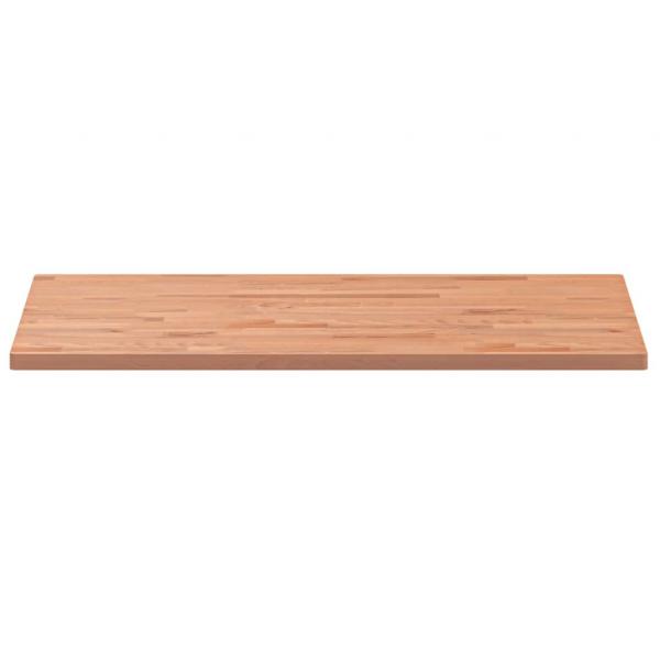 Tischplatte 100x60x2,5 cm Rechteckig Massivholz Buche