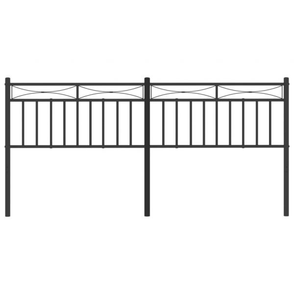 Kopfteil Metall Schwarz 193 cm